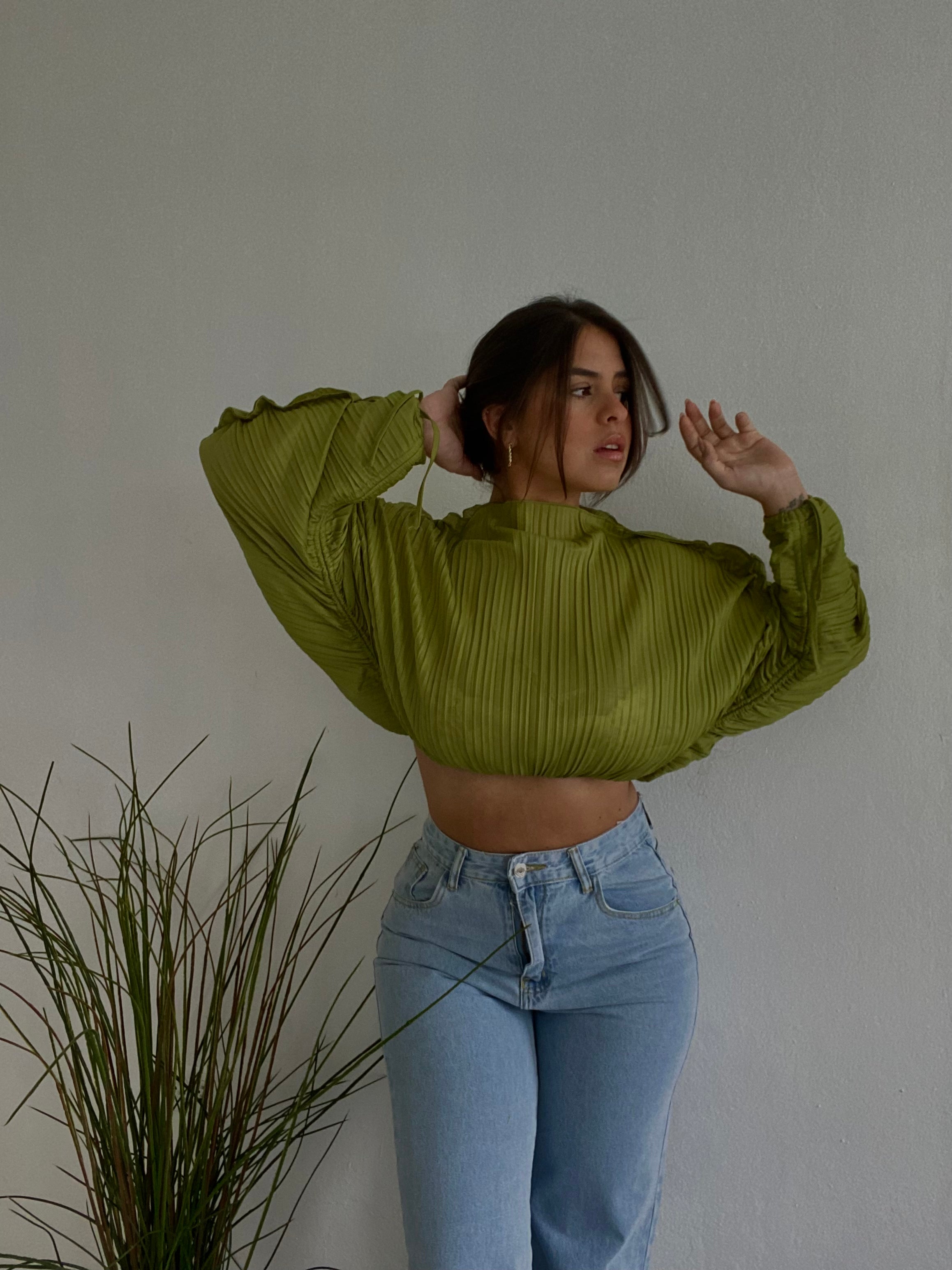 Verde chatre blouse
