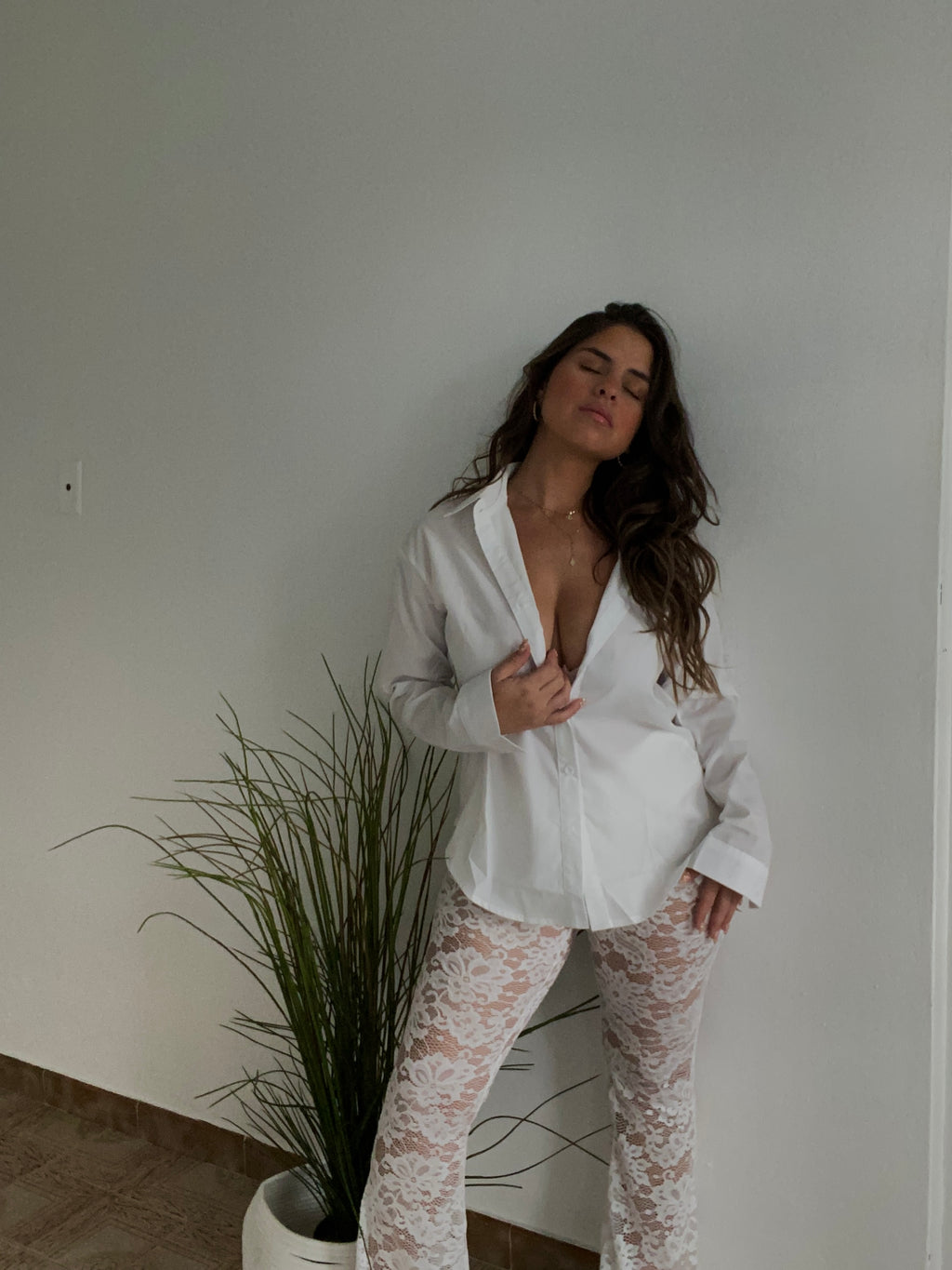 Oversize White Blouse