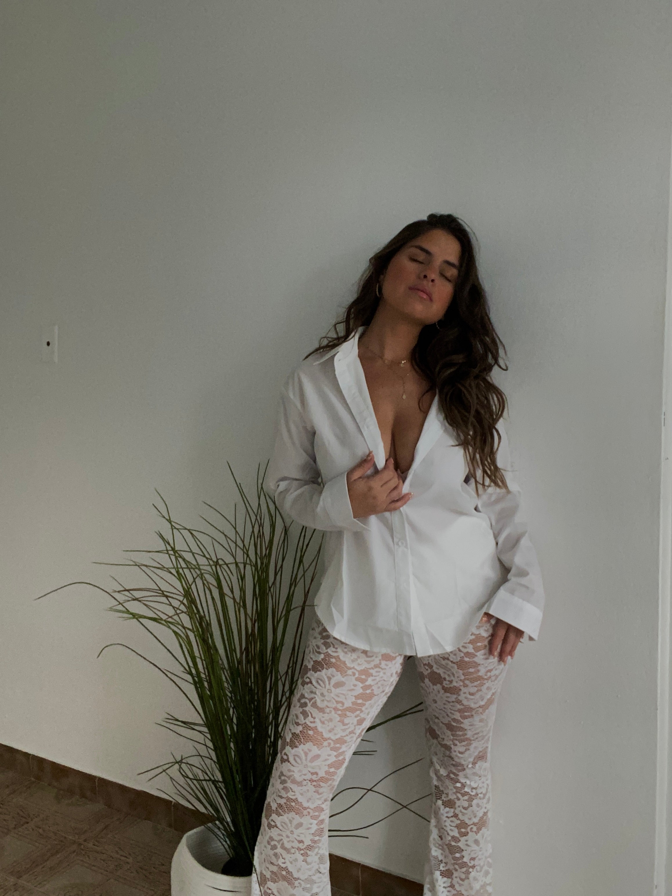 Oversize White Blouse