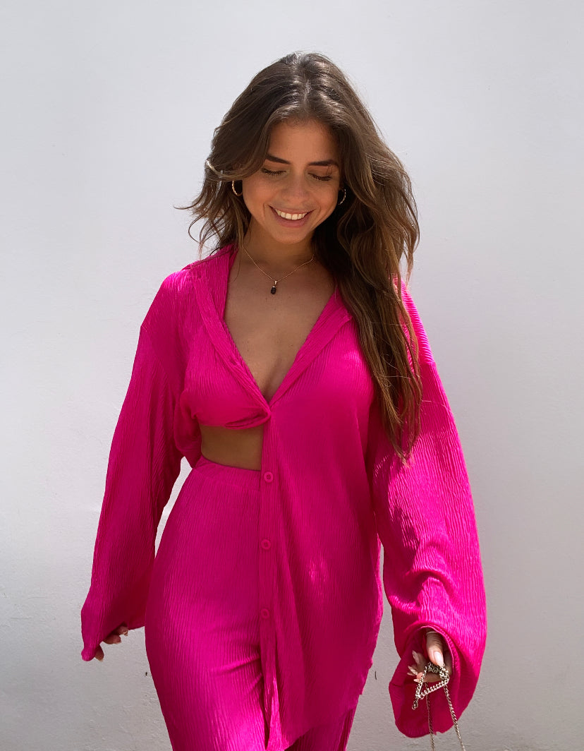 Hot fushia two pieces
