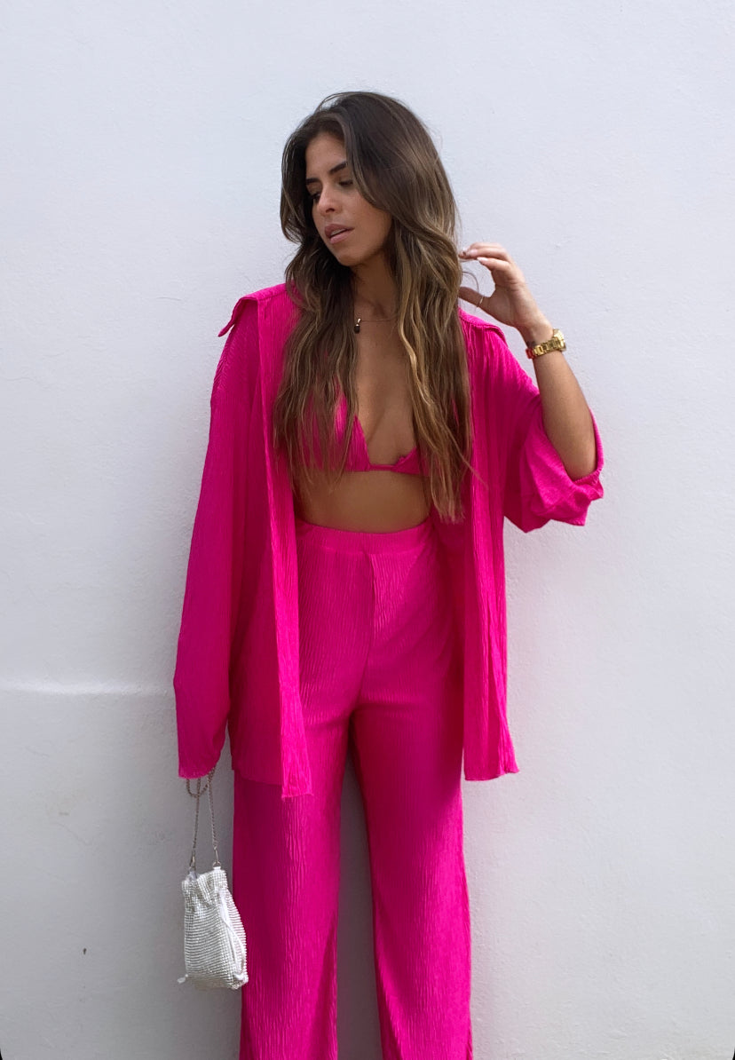 Hot fushia two pieces